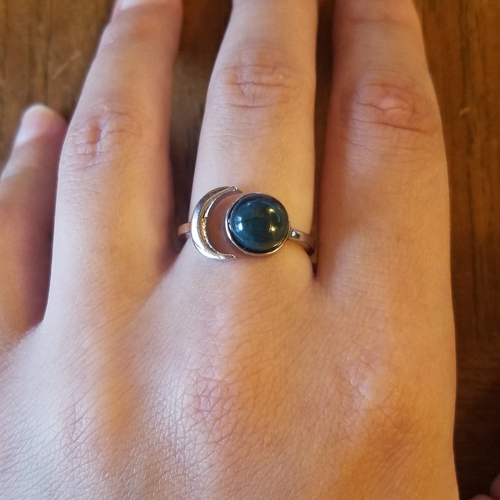 NWOT Sterling Moon Ring - Picture 4 of 6